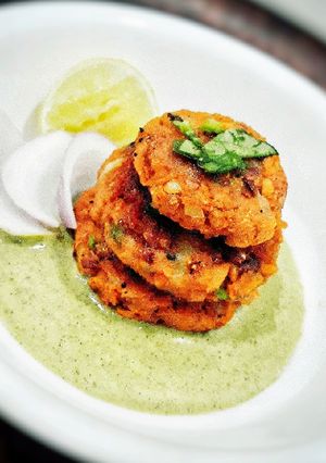 A picture of Vegetarian Galouti Kebab.