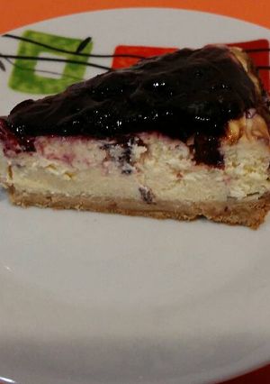 Una foto de Pastel de queso fácil y muy rico