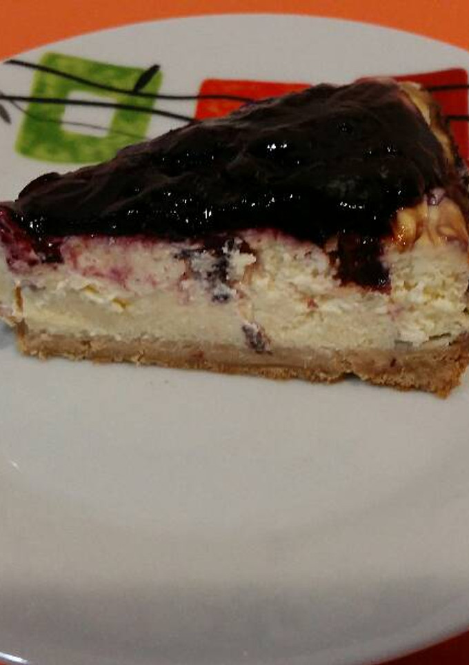 Una foto de Pastel de queso fácil y muy rico