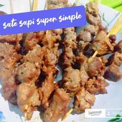 รูปของ Sate sapi super simple