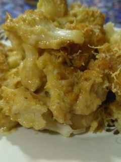 Una foto de Coliflor con bechamel de calabacín