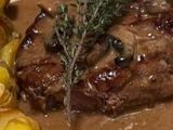 Bife do Lombo com Cogumelos