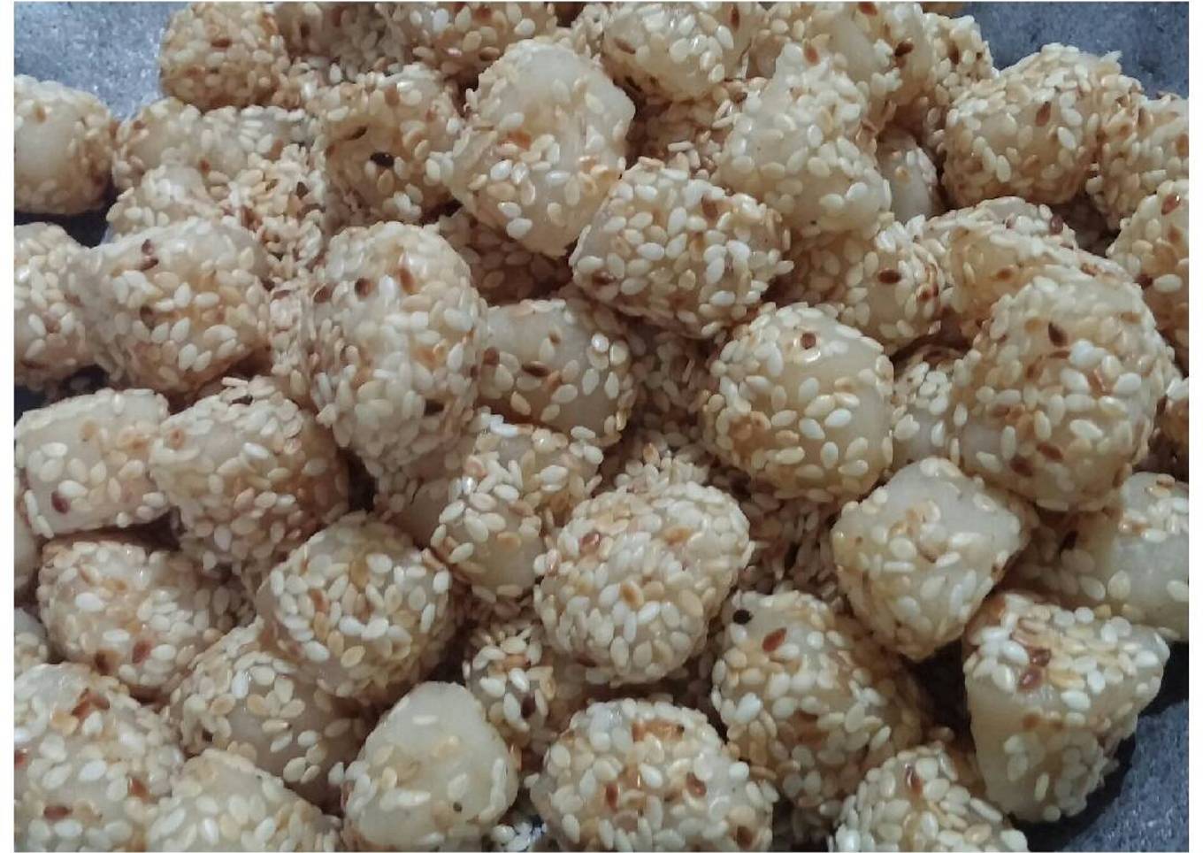 Resep Mochi susu tabur wijen