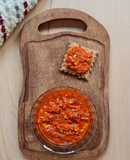 "Sobrasada" vegana 🌶️ Untable o dip de pimiento morrón 🫑