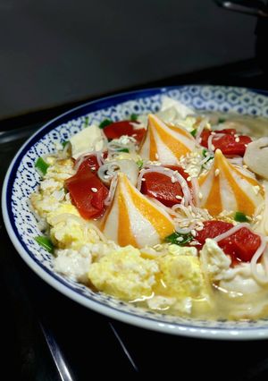 Foto resep Misoa kuah Telur Tomat (845)