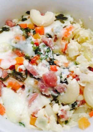 Foto resep Steamed Macaroni cocok buat MPASI (1th +) 😉