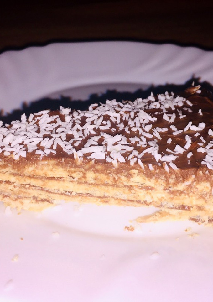 Una foto de 🍫Tarta de oblea🍫