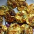 Mini omelette de verduras jamón y queso