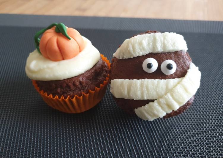 How to Prepare Any-night-of-the-week Muffin senza uova di Halloween 🎃