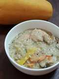 Bubur oat udang