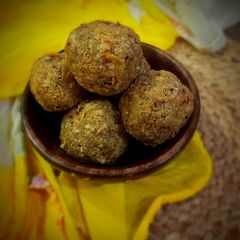 Chapati ladoo A picture of Chapati ladoo.
