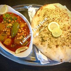 A picture of Potato and Chickpea Curry.
