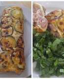 Rollo de calabacín y atún