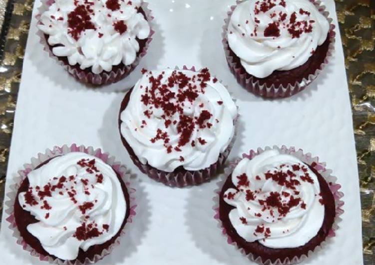 Recipe of Super Quick Homemade Red velvet cupcakes
