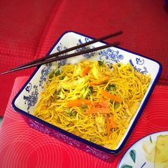 A picture of Chilli garlic Noodles.