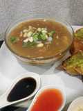 19 b soup with garlic bread