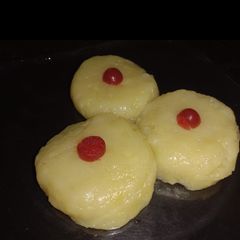 A picture of Aloo Halwa.