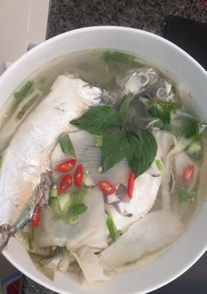 Hình của món Canh chua măng cá bạc má.