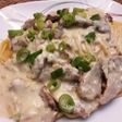 Tenderloin Pasta With Blue Cheese Sauce