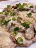 Tenderloin Pasta With Blue Cheese Sauce