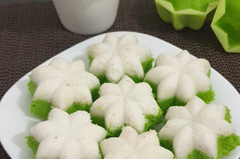 Resep Putri Ayu (Putu Ayu) Pandan Gampang