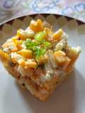 Tartare de butternut, poire et gingembre