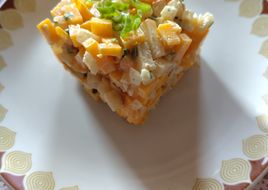 Tartare de butternut, poire et gingembre