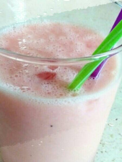 Una foto de Batido de melón y sandía