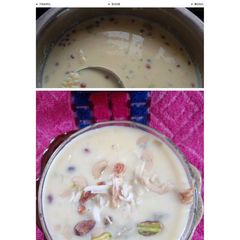 A picture of Caramel kheer.