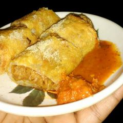 A picture of Noodles Spring roll.