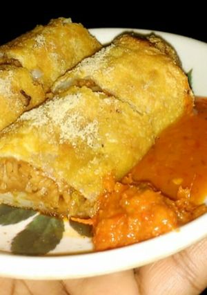 A picture of Noodles Spring roll.