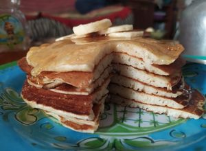Una foto de Panqueques Americanos (Hotcakes) SIN HUEVO