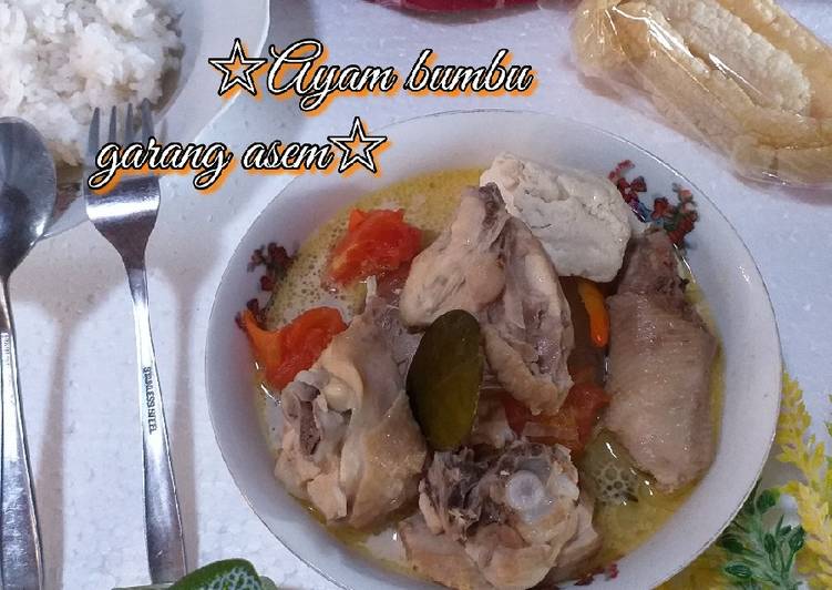 Ayam bumbu Garang Asem