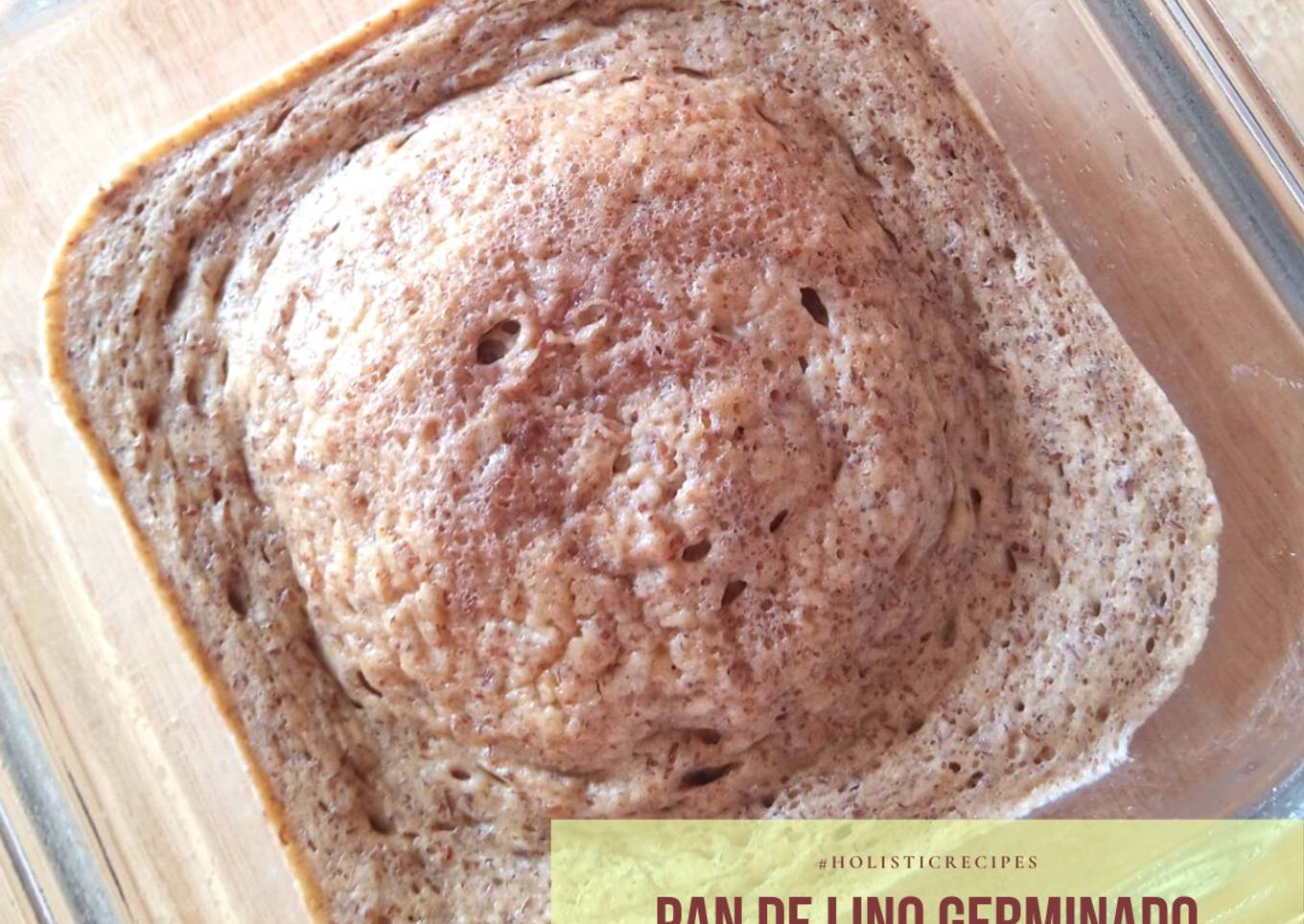 Pan keto de lino germinado