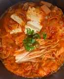 Sundubu Jigae (Sup Tahu Pedas Korea / Korean Spicy Soft Tofu Stew)
