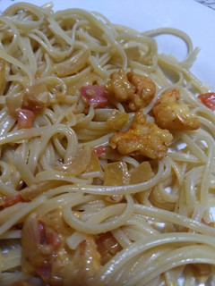 Una foto de Salsa de langostinos