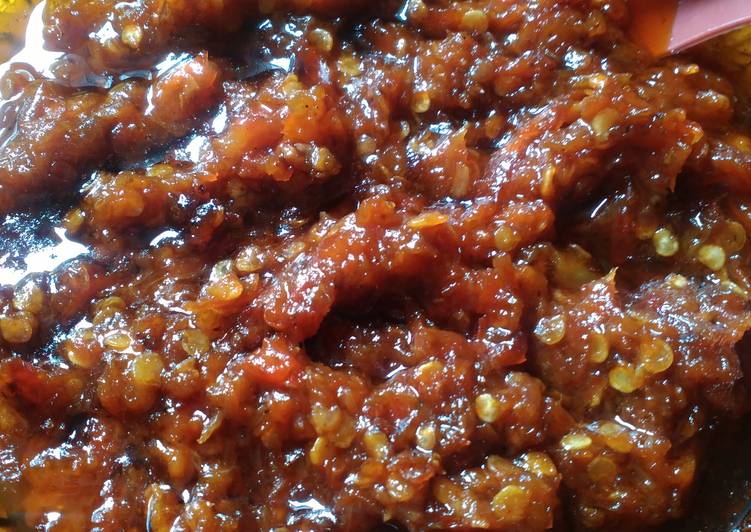 Bagaimana Membuat Sambal warisan ibu, Sempurna