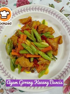 Gambar 👩🍳Ayam Goreng Kacang Buncis