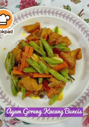 Gambar 👩‍🍳Ayam Goreng Kacang Buncis