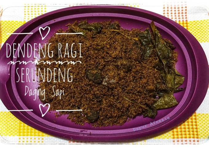  Resep gampang memasak Serundeng daging sapi (Dendeng Ragi)  lezat