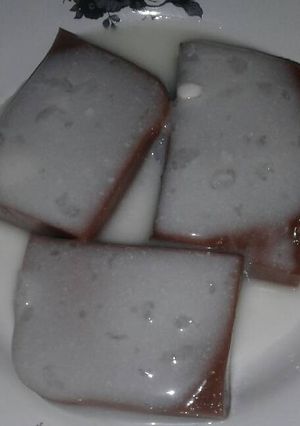 Foto resep Puding Brownies with Vla