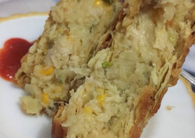 Resep Crackers ayam dan sayuran, Enak