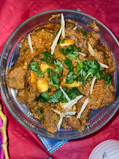 A picture of Beef Qorma.