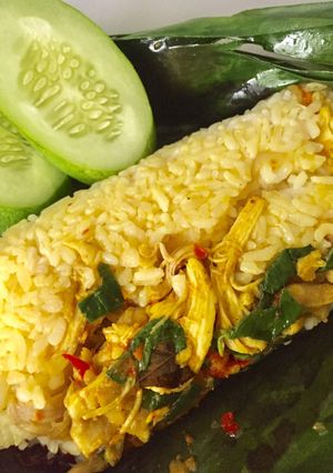 Foto resep Nasi Bakar Ayam Suir Kemangi