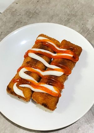 Foto resep Roti Gulung Sosis Mayo