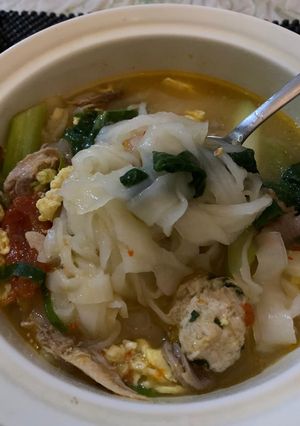 Foto resep Kweatiau Rebus Ayam