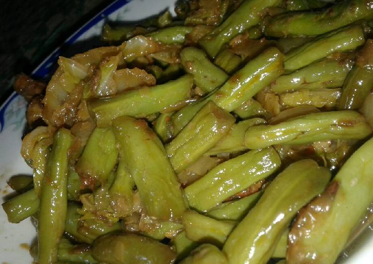 Tumis sawi buncis ala anak SMA😅