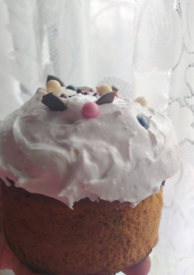 Глазурь для кулича на желатине
