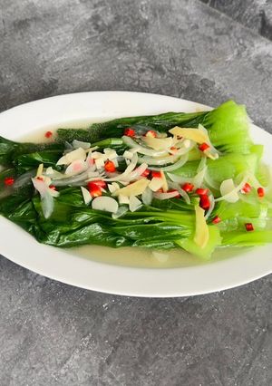 Foto resep Pok Coy saus jahe