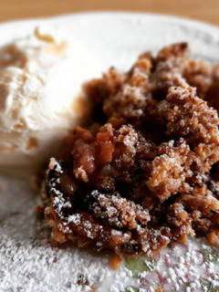 Una foto de Crumble de frutas de temporada (sin gluten)